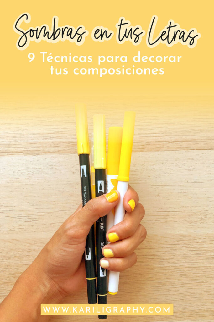 Como Hacer Sombras En Letras T Cnicas Para Decorar Kariligraphy